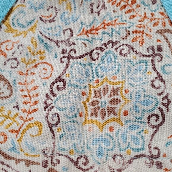 🔹️Mossimo Turquoise Denim Upcycled Skirt Size 3 - Picture 4 of 8